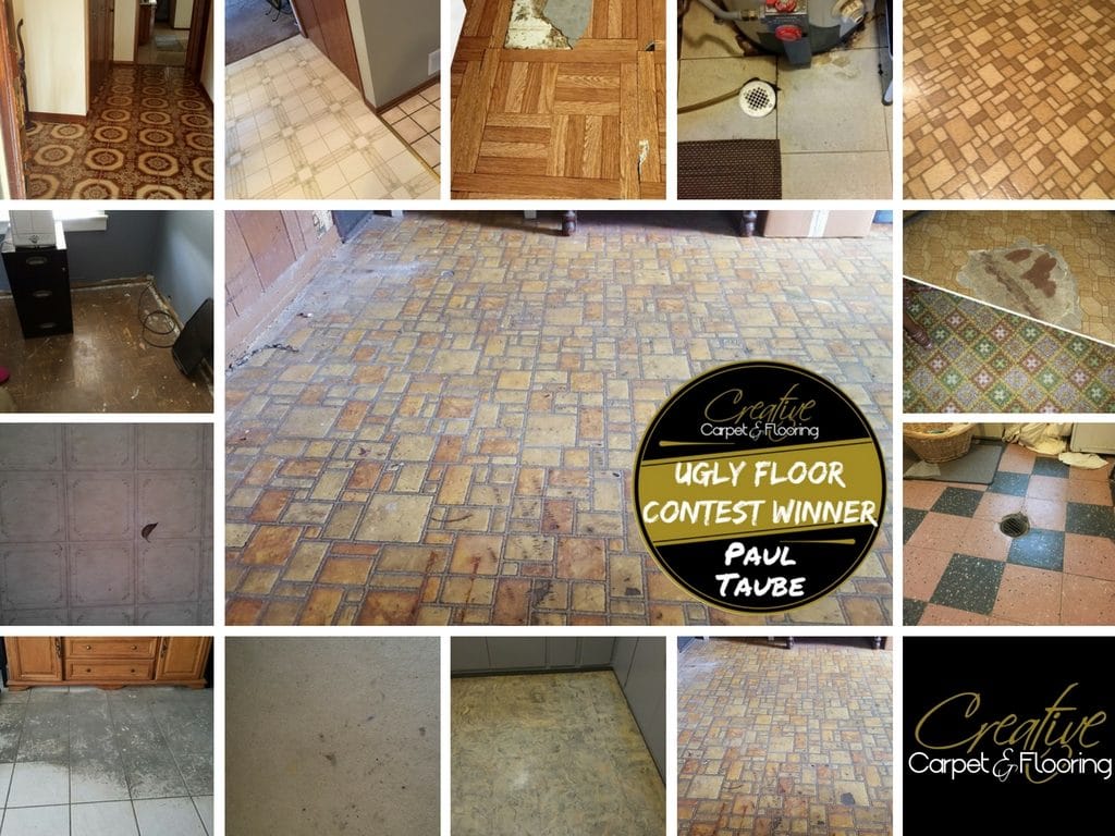 The Creative Carpet Flooring S 2016 Ugly Floor Contest Winner Is Thanks To Everyone Who Pared And Helped Make This Contest A Success Stay Tuned For Another Ugly Floor Next Year