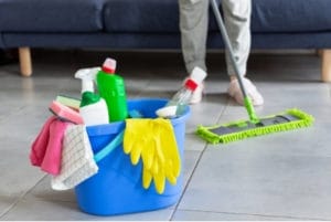 Keep Cleaning Items on Hand 