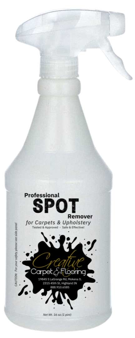 Professional spot remover for carpets and upholstery