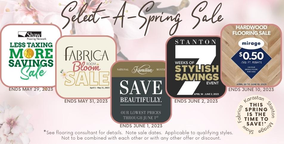 Select-A-Spring Sale Event