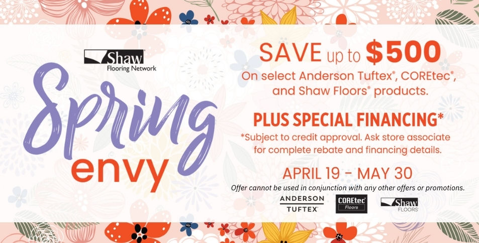 Shaw Spring Envy Sale