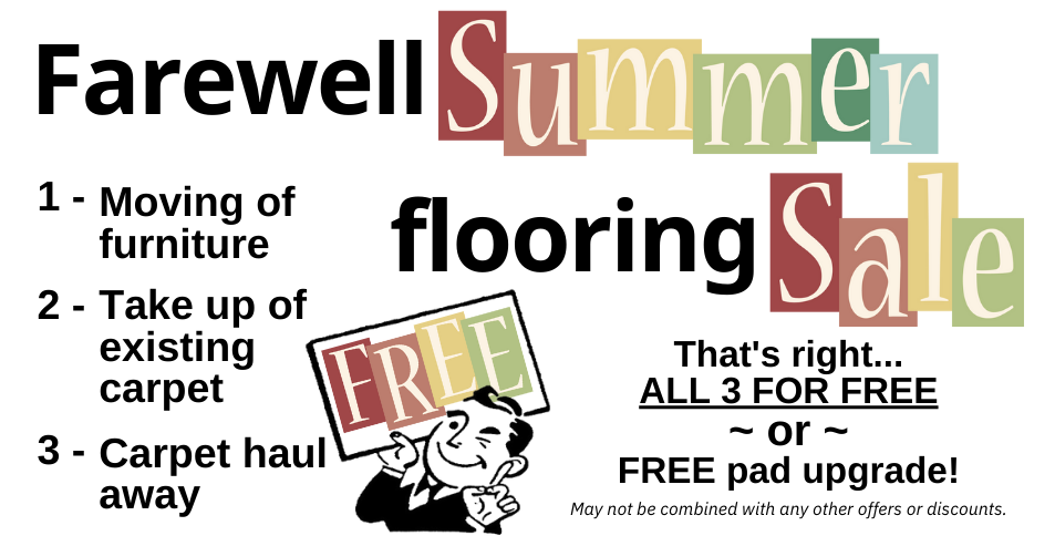 Farewell Summer Flooring Sale