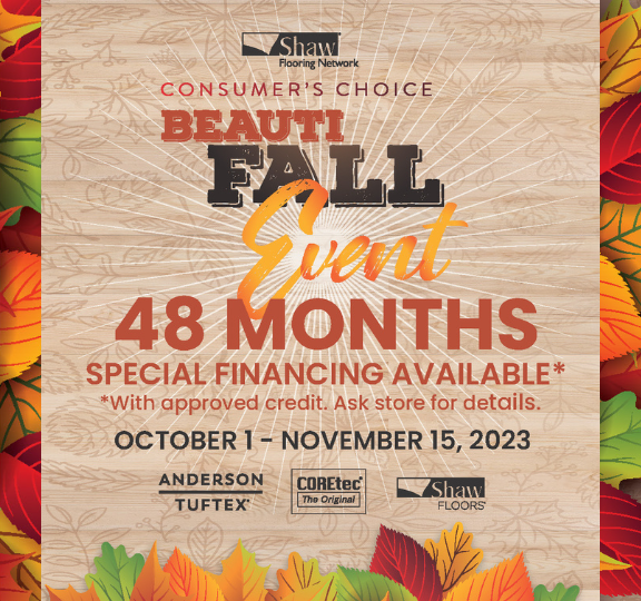 Shaw BeautiFall Sale
