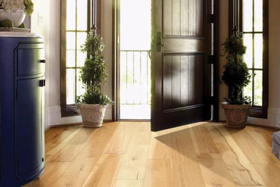 entryway Shaw Floors Castlewood Hickory in Coat of Arms