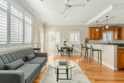 Flooring based on Mokena’s home styles—luxury vinyl plank and carpet ideal for townhomes and condos.