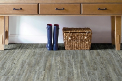 Shaw Floors Floorté Pro Impact Plus in Weathered Barnb