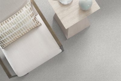 Close-up of Green Label Plus Certified Carpet Low VOC carpet safe for asthma and allergies