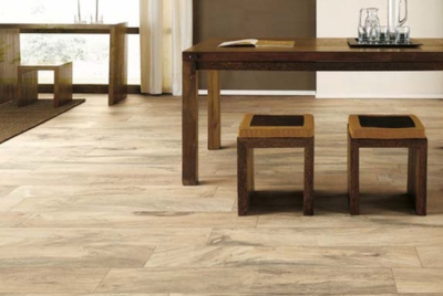 Happy Floors Citrus Porcelain Tile in Amber