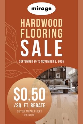 Mirage Hardwood Flooring Sale - Fall 2025