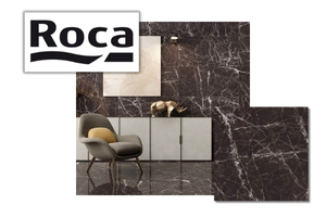 Roca's Jewels Glazed Porcelain in Maurice Black Roca's Jewels Glazed Porcelain in Maurice Black