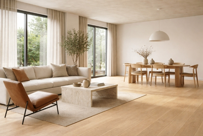 Preverco Hardwood Oak in Bone