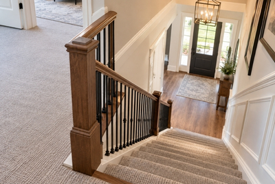 carpeted-stairs-hardwood-floor-transition carpeted-stairs-hardwood-floor-transition